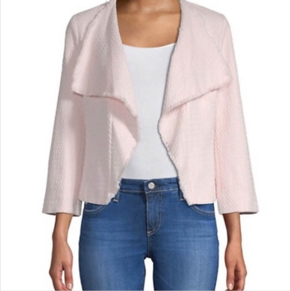 Karl Lagerfeld Paris Tweed Jacket Open front